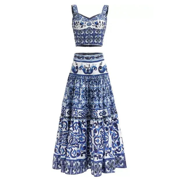 Women Designer Summer Midi Dress